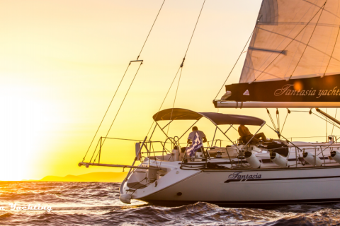Sunset cruise with Fantasia yachting