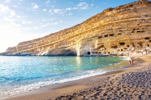 South Crete: Matala beach & Gortys